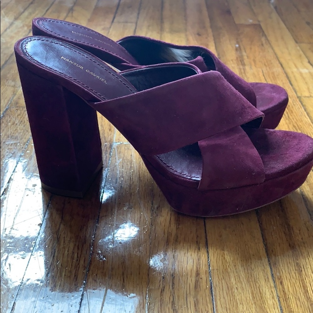 MANSUR GAVRIEL PLATFORM HEELS